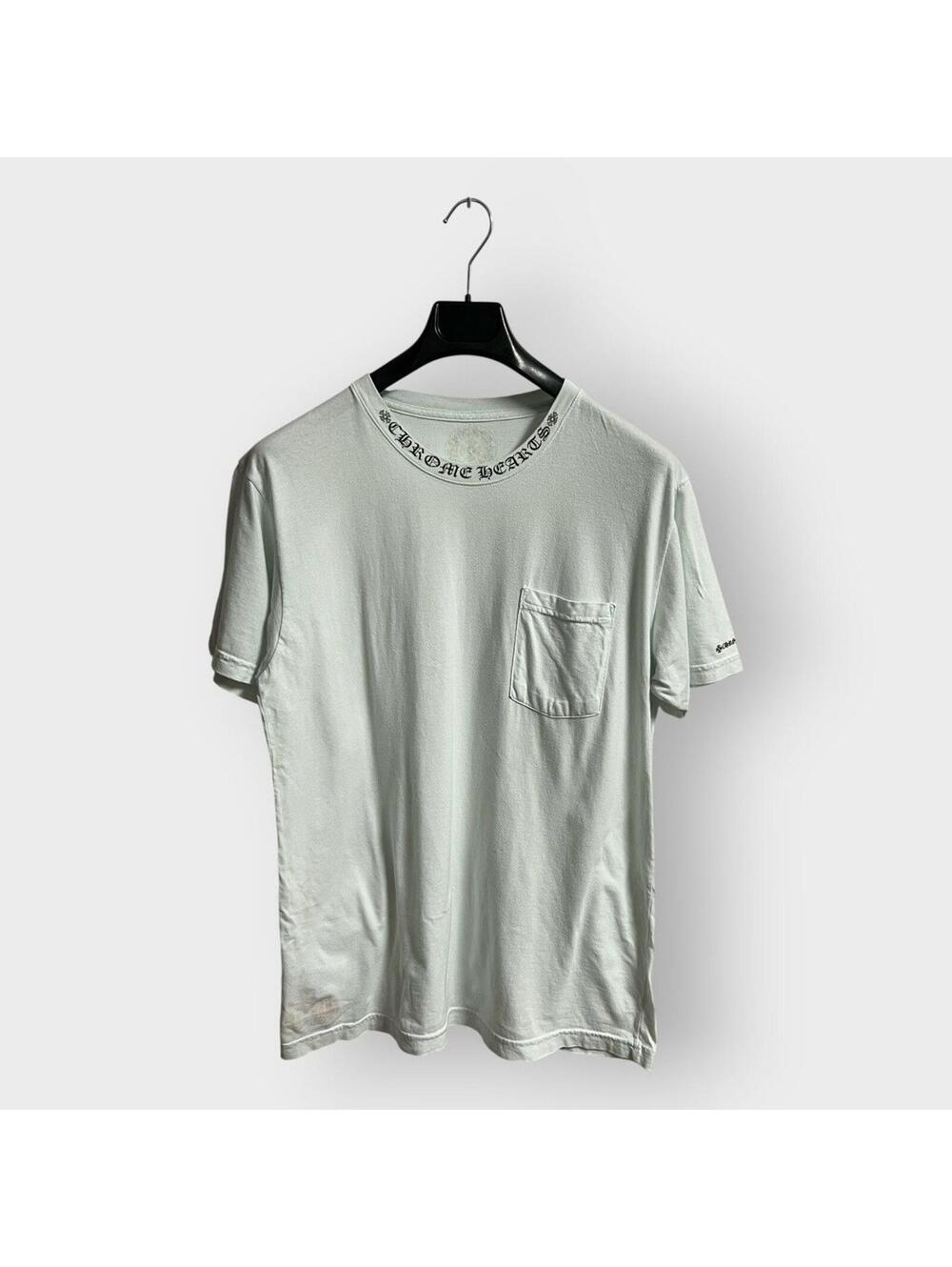 RARE! Chrome Hearts Neck Logo Pocket Tee